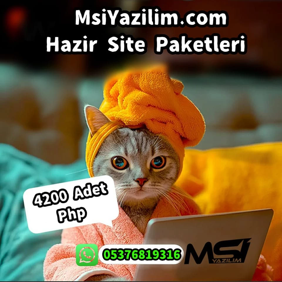 scriptmarketim.com sistemi ve demolar kuruldu