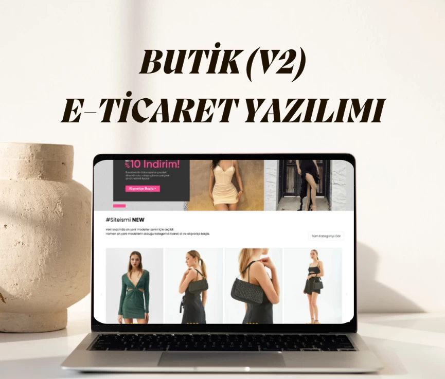 butik giyim e ticaret yazılımı scripti php yönetim panelli